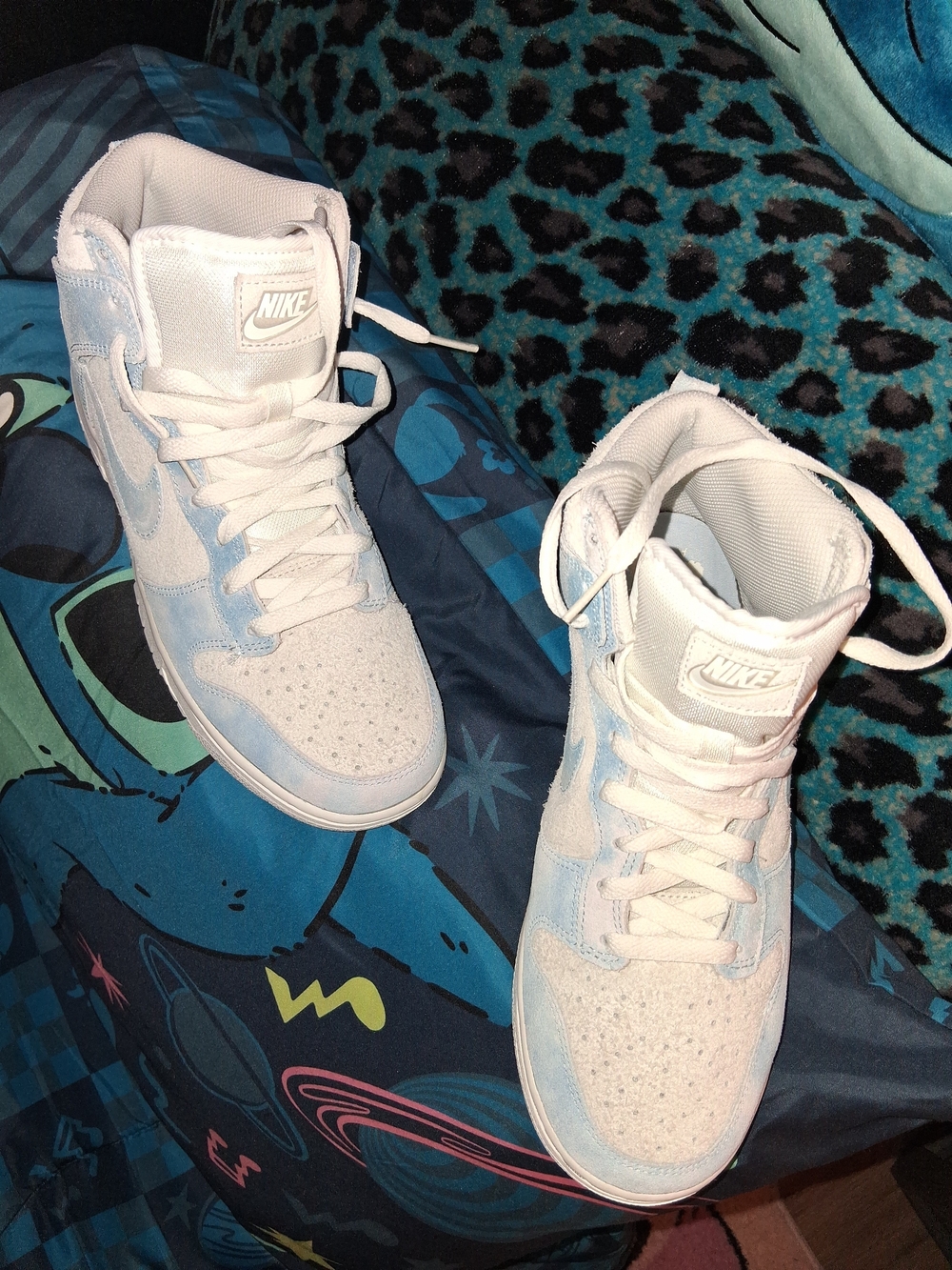 Nike Denim Dunks...Brand New No Box...9 1/2 Womens